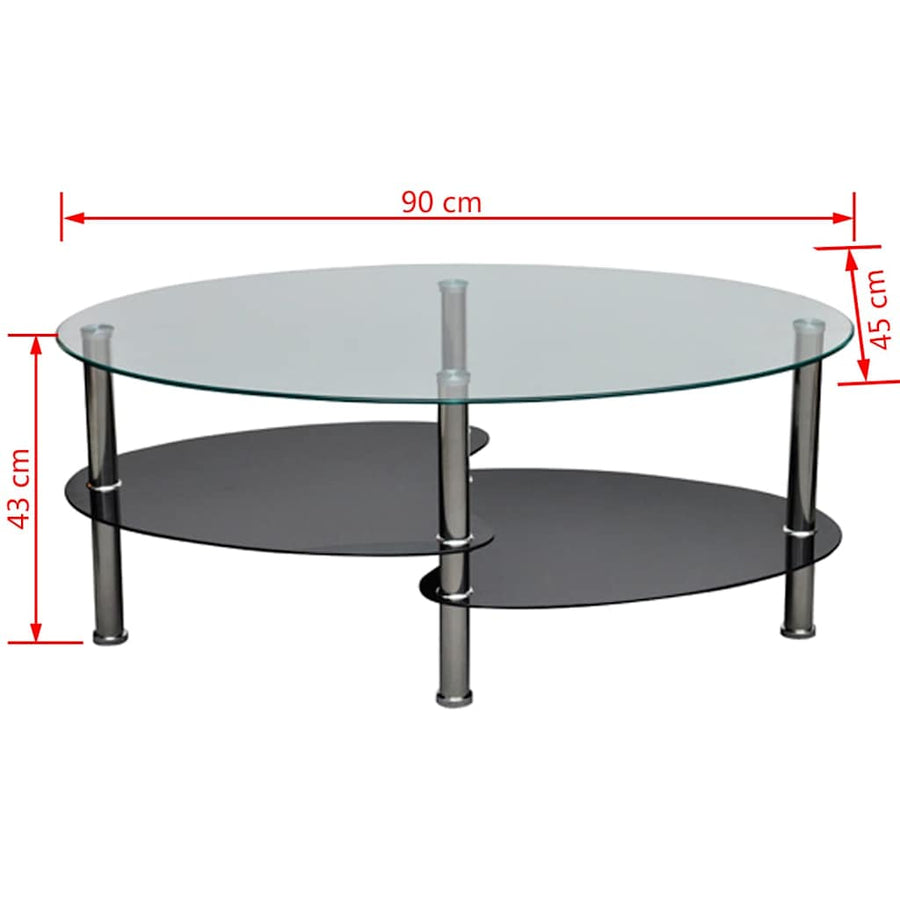 Coffee Table with Exclusive Design Black