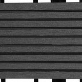 Decking Tile 11 pcs Grey 30 x 30 cm WPC - Close-Up Angle