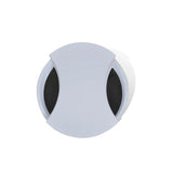 Coffee Table Shape-adjustable High Gloss White - Top-Down View