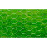 Chicken Wire Fence Galvanised Steel 25x0.5 m Silver - Side View