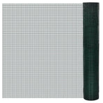 Chicken Wire Fence Galvanised Steel 1x25 m Green