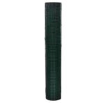 Chicken Wire Fence Galvanised Steel 1x25 m Green