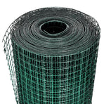 Chicken Wire Fence Galvanised Steel 1x25 m Green