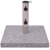 Granite Parasol Base Umbrella Holder 20kg - Top-Down View