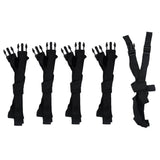 Boat Cover Grey Length 427-488 cm Width 229 cm - Top-Down View