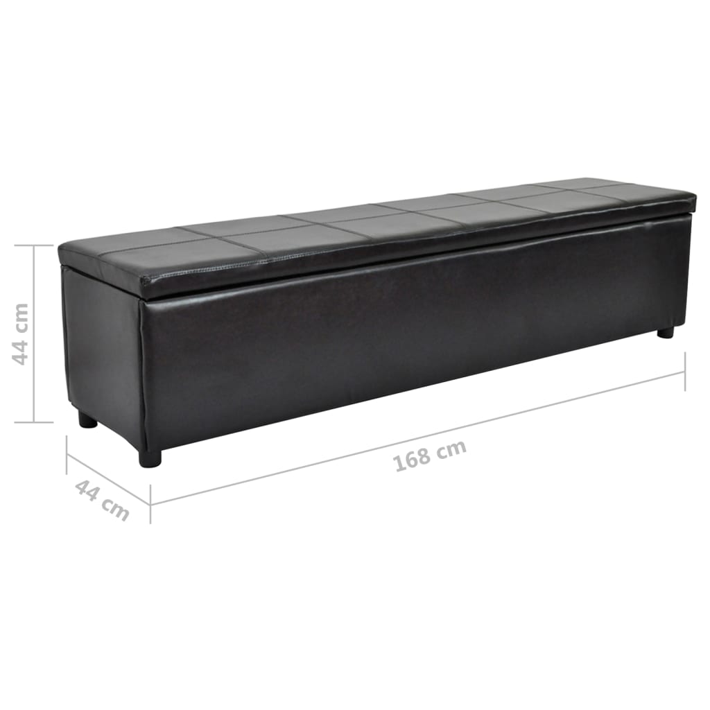 Storage Bench Black Large Size