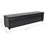 Storage Bench Black Large Size
