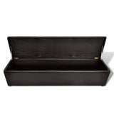 Storage Bench Brown Large Size - Side View
