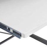 Computer Desk Workstation With Pull Out Keyboard Tray White