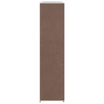 Fabric Wardrobe with Compartments and Rods 45x150x176 cm Brown
