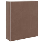 Fabric Wardrobe with Compartments and Rods 45x150x176 cm Brown