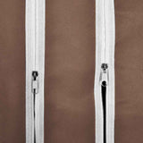 Wardrobe with Compartments and Rods 45x150x176 cm Brown Fabric