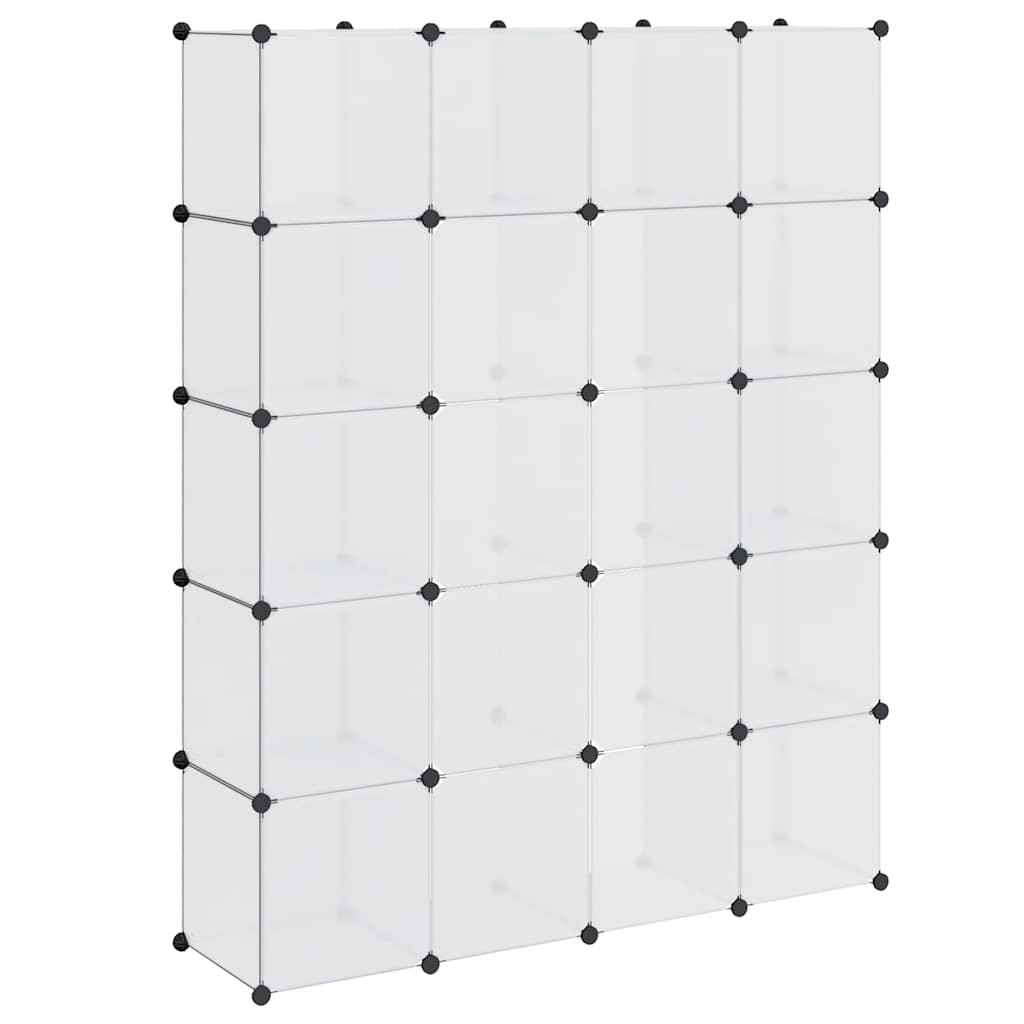 Modular Cabinet 14 Compartments White 37x146x180.5 cm