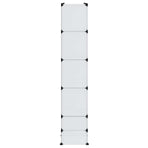 Modular Cabinet 18 Compartments White 37x146x180.5 cm