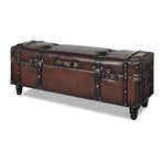 Storage Bench Set Brown 3 pcs