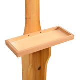 Wooden Garden Shower - Rear View
