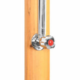 Wooden Garden Shower - Low Angle