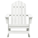 Garden Rocking Chair Wood White