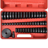 Custom Built Bush / Bearing / Seal Driver Master Set Discs 51 pcs - Top-Down View