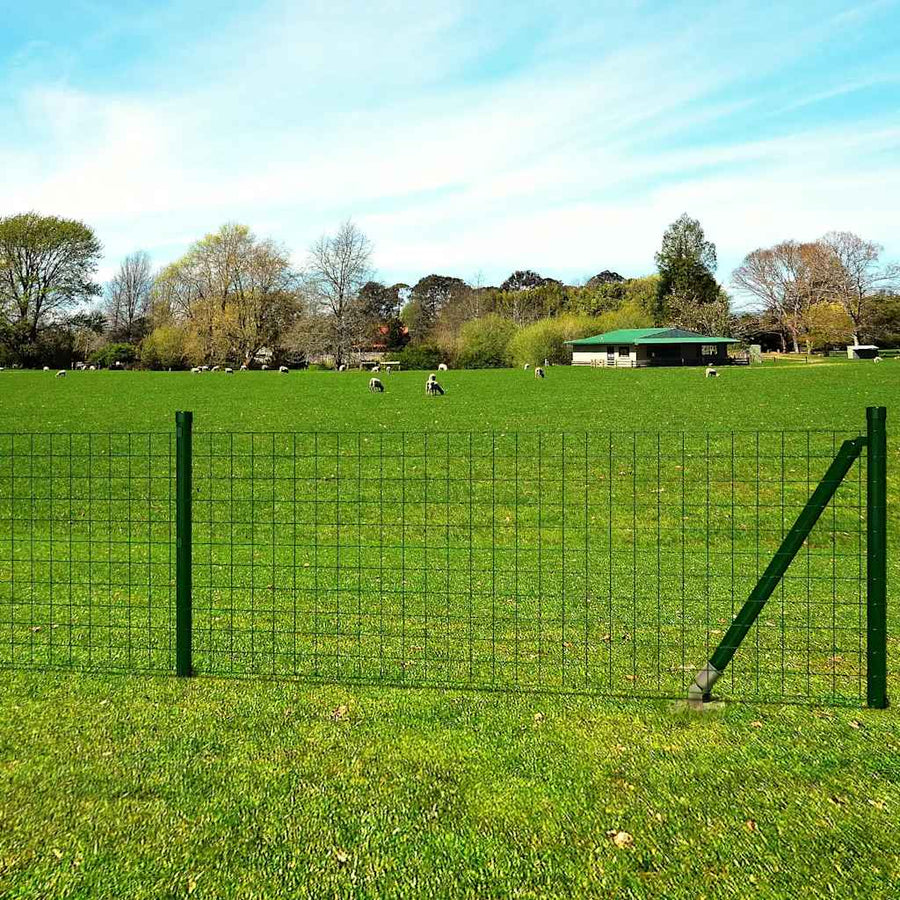 Euro Fence Steel 10 x 1.0 m Green