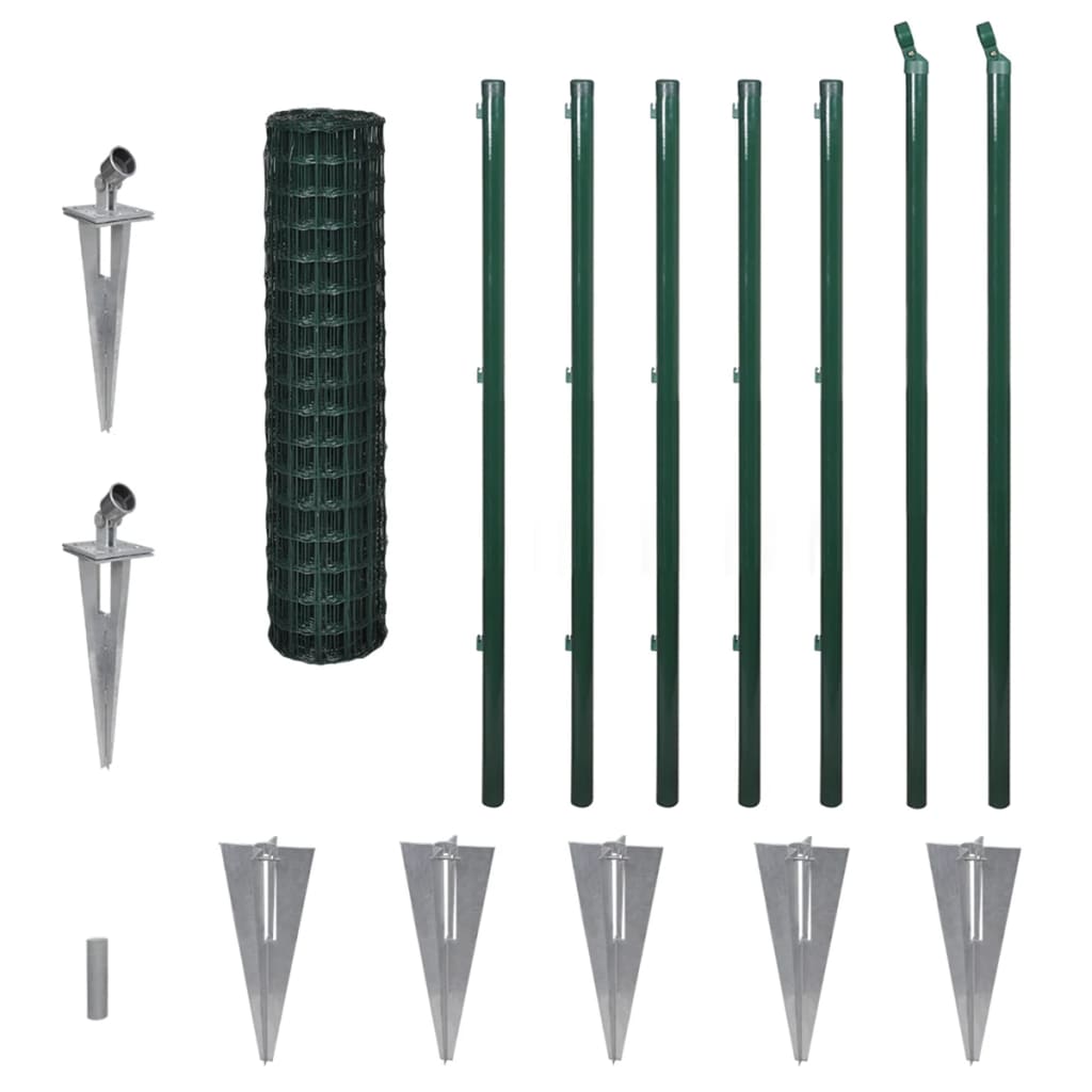 Euro Fence Steel 10 x 1.2 m Green
