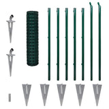 Euro Fence Steel 10 x 1.2 m Green