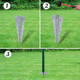 Euro Fence Steel 10 x 1.2 m Green