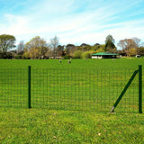 Euro Fence Steel 25x0.8 m Green