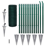 Euro Fence Steel 25x1.0 m Green