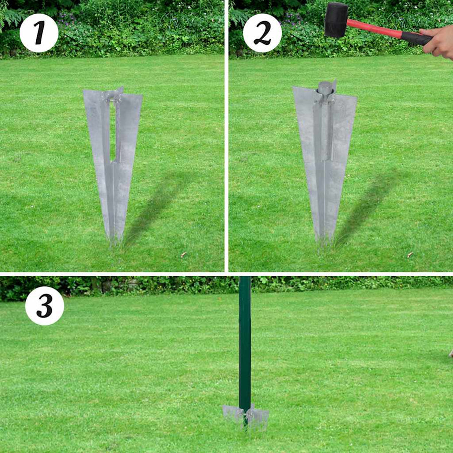 Euro Fence Steel 25x1.0 m Green