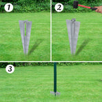 Euro Fence Steel 25x1.2 m Green