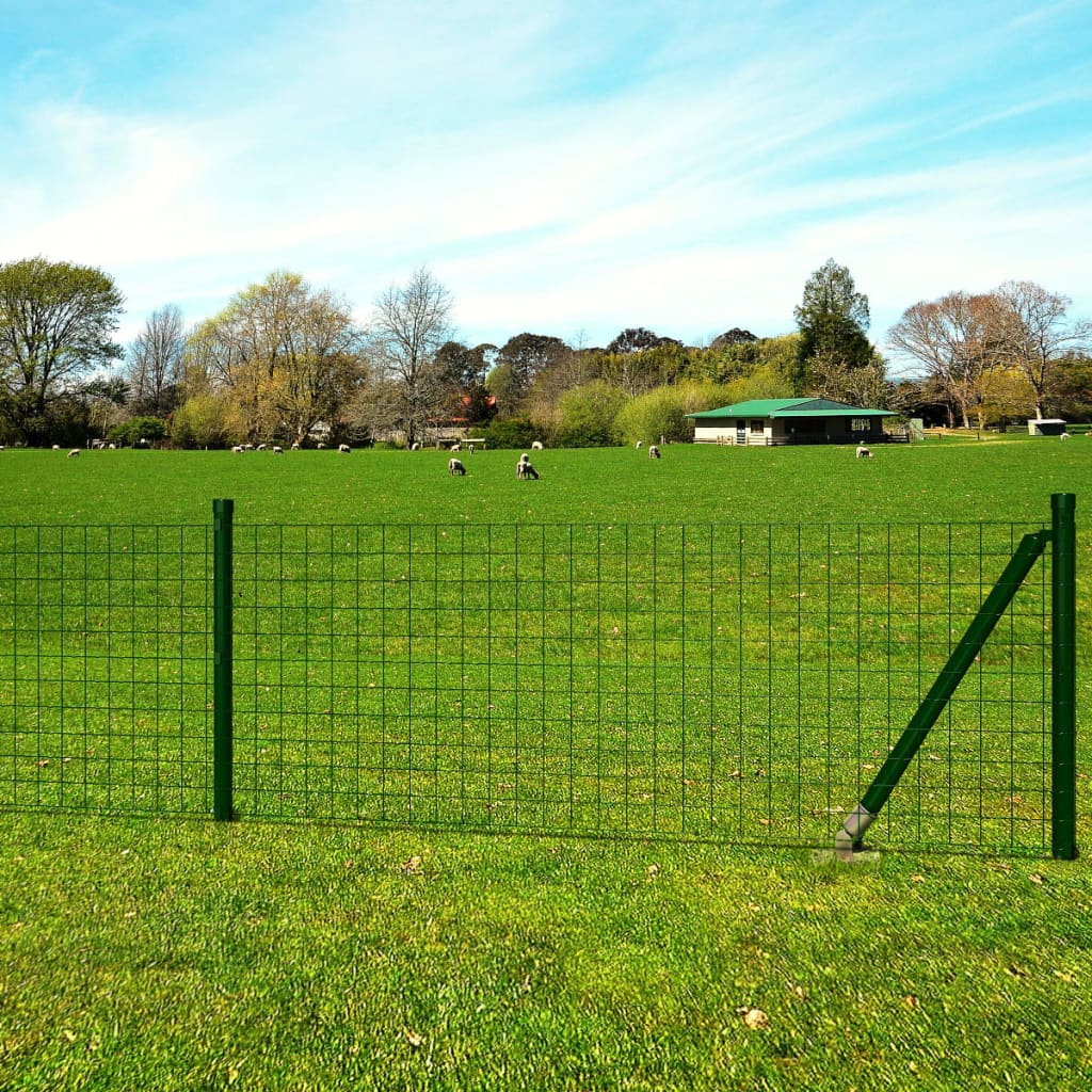 Euro Fence Steel 25x1.2 m Green