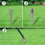 Euro Fence Steel 25x1.5 m Green - Side View