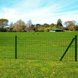Euro Fence Steel 25x0.8 m Green