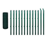 Euro Fence Steel 25x1.2 m Green - Front View