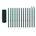 Euro Fence Steel 25x1.5 m Green