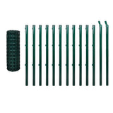Euro Fence Steel 25x1.5 m Green - Side View