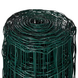 Euro Fence Steel 10x1.0 m Green - Top-Down View