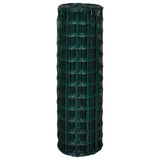 Euro Fence Steel 10 x 1.2 m Green - Side View