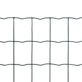 Euro Fence Steel 10 x 1.5 m Green - Front View