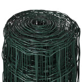 Euro Fence Steel 25x1.2 m Green - Top-Down View