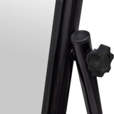 Free Standing Floor Mirror Full Length Rectangular Black - 45-Degree Angle