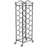 Wine Rack for 21 Bottles Metal - Front View