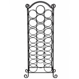 Wine Rack for 21 Bottles Metal - Side View