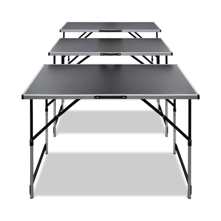 Pasting Table 3 pcs Foldable Height Adjustable