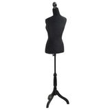 Ladies Bust Display Black Female Dressmakers Dummy Mannequin