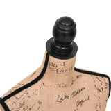 Ladies Bust Display Bust Brown Black Jute Female Dressmakers Dummy Mannequin Display - 45-Degree Angle