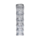 Garden Fence Galvanised Steel 50 m 80 cm - Front View