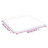 Floor Mat for Laminate or Carpet 90 cm x 90 cm