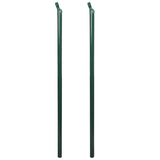 Chain Link Fence with Posts Spike Steel 1.5x15 m